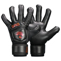 Fire football Dragon up to 24 black ultra-thick 5 mm latex SRG latex without finger keeper goalkeeper gloves