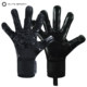 Halo goalkeeper top with pure black one-touch goalkeeper gloves