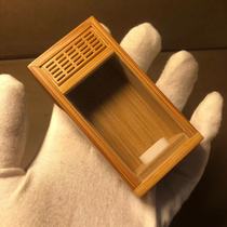 Old Polygonatum odorifera sky-facing window bamboo fly golden bell box single and double compartments cockroaches and other insect utensils