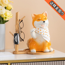 Doorway hanging out key Xuanguan containing shelve room Ceramics Creativity Cute Home TV Pendulum decorations
