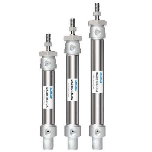 MA Mini Cylinder из нержавеющей стали 16/20/25*10/20/25/40/50/75/100/150/200-S-CA