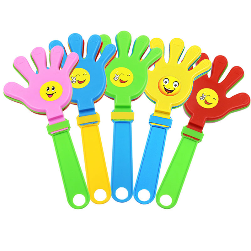 Clutter clapping hand clapping hand palm palm plastic toy concert New Year's Day party