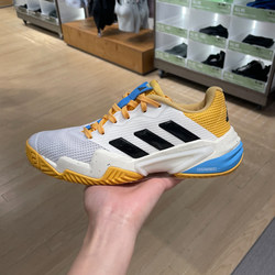 ADIDAS ເກີບຜູ້ຊາຍ 2024 Summer New Barricade 13 Wear-Resistant Sports Shoes Tennis IF0410