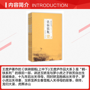 铁骑银瓶(全3册)/王度庐作品大系 王度庐 文学武侠小说书 北岳文艺出版社 玄幻武侠小说书籍 新华书店旗舰店官网 文轩正版图书籍