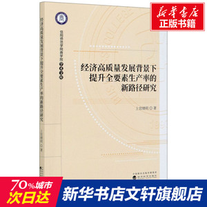 经济高质量发展背景下提升全要素生产率的新路径研究 上官绪明 经济科学出版社 正版书籍 新华书店旗舰店文轩官网