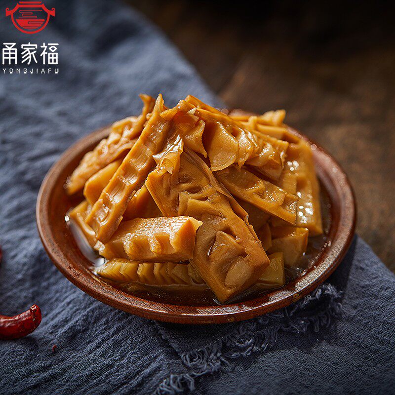 Ningbo Fenghua Special Product of Oil Braised Steam Spread up fresh thunder shoots canned for food 397g*3 cans