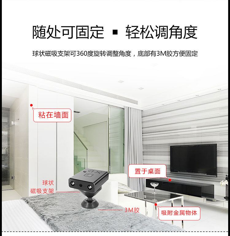 Hawkeye XD Wireless WIFI Ultra HD Micro Camera Pocket Smart Night Vision Camera nhỏ Màn hình nhỏ - Máy quay video kỹ thuật số máy quay sony 4k
