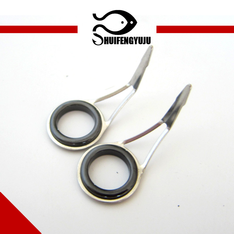 OS lead ring stainless steel raft rod single foot guide loop subpole wire-crossing ring guide eye fishing rod Rod Ceramic box accessories