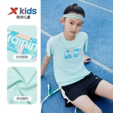 Xtep, летние нарукавники, комплект, детская быстросохнущая форма, летняя одежда, детская одежда, короткий рукав, подходит для подростков