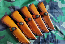 Universal cowhide knife cover scabbard protective cover Fruit knife cover outdoor straight knife holster leather scabbard knife shell