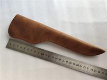 Damascus cowhide knife cover Scabbard protective cover Boning knife cover Kitchen knife cover Crazy Horse holster