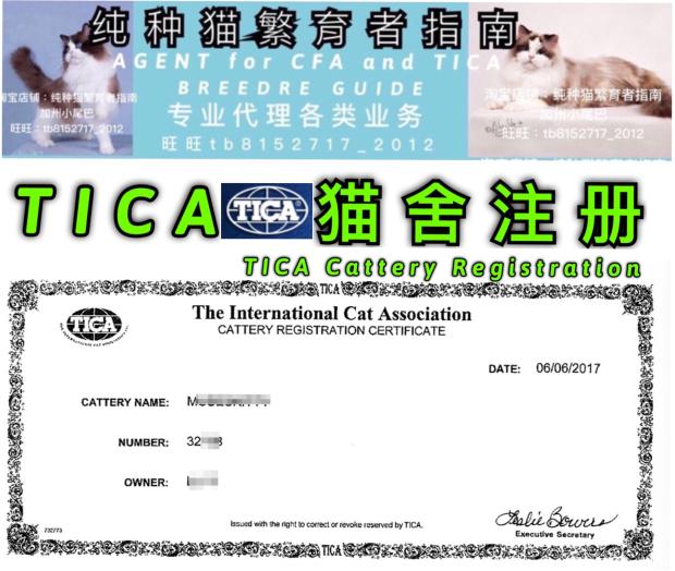 TICA Cat House Registration TICA Cat House Name Application TICA Cat House Registration