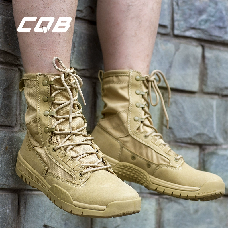 cqb chính hãng giày cao cổ cao cấp nhẹ chiến thuật chống va đập chống trượt chống trượt - Kính khung