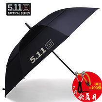  5 11 umbrella 511 outdoor fishing umbrella Large double umbrella windproof double shading black business long-handled umbrella