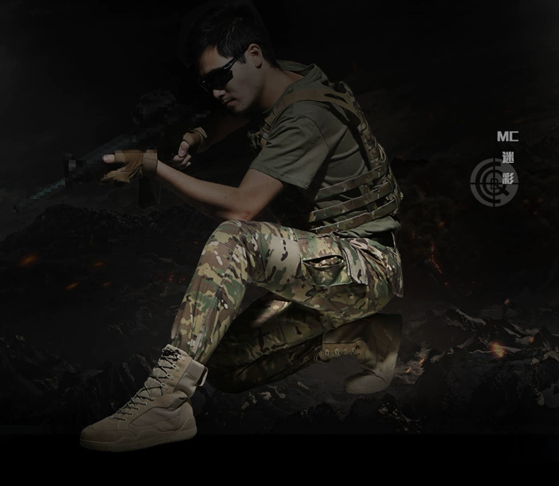 Cqb quân đội fan may mặc MC tất cả các địa hình ngụy trang quần nhiều túi quần cp ngoài trời chiến thuật quần nam - Những người đam mê quân sự hàng may mặc / sản phẩm quạt quân đội áo lót trắng bộ đội