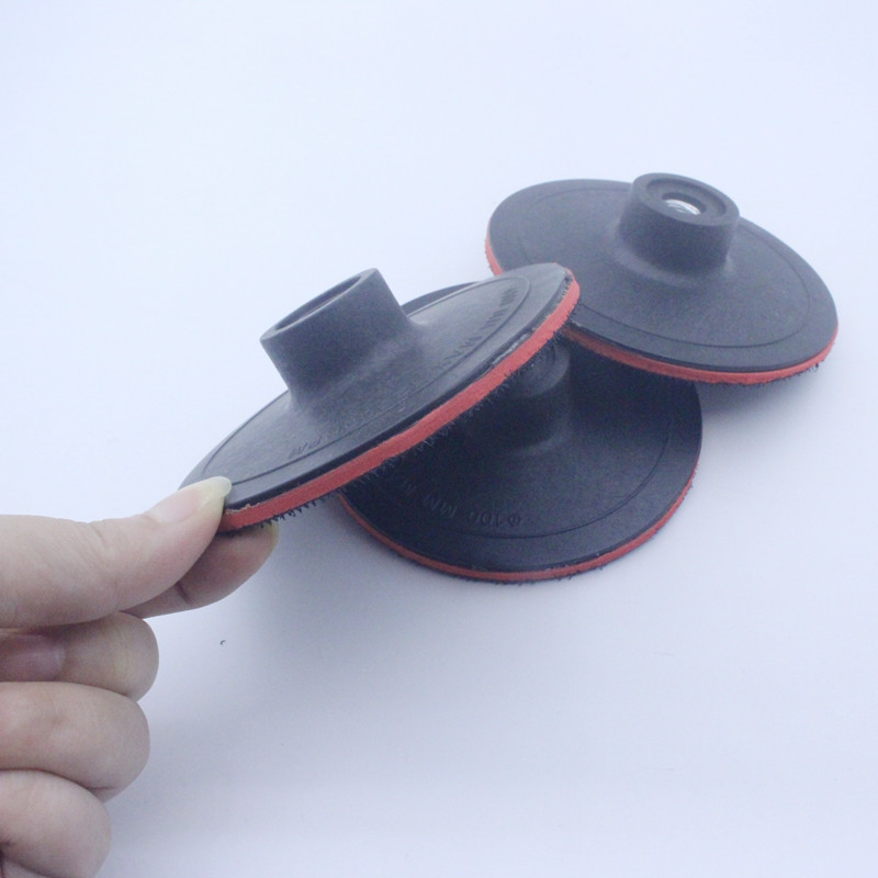 Thin section 100 angle grinder sticky disc 4 inch 5 inch flocking sandpaper suction cup polishing disc tray water grinding disc sticky disc