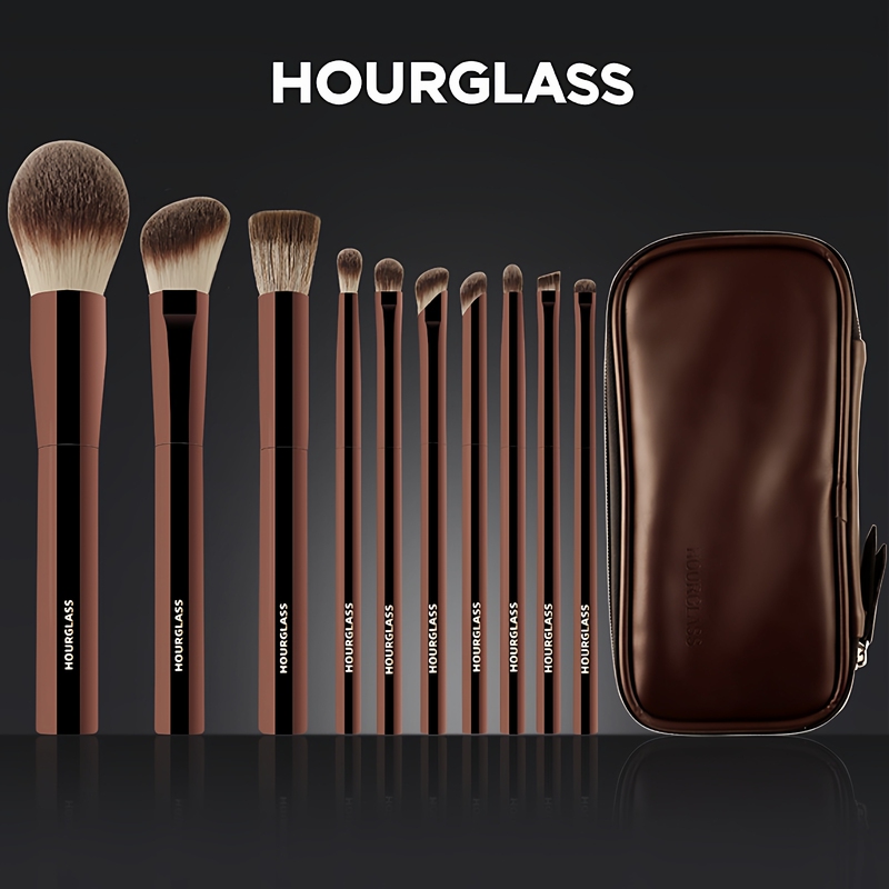 Original Genuine Hourgiass Makeup Brush Set Animal Hair Brush Set Eye Shadow Concealer Blush Portable Brush
