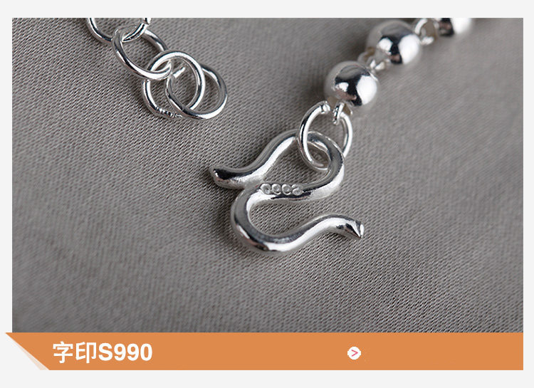 Bracelet de cheville Femme      en Argenterie - Ref 3103604 Image 27