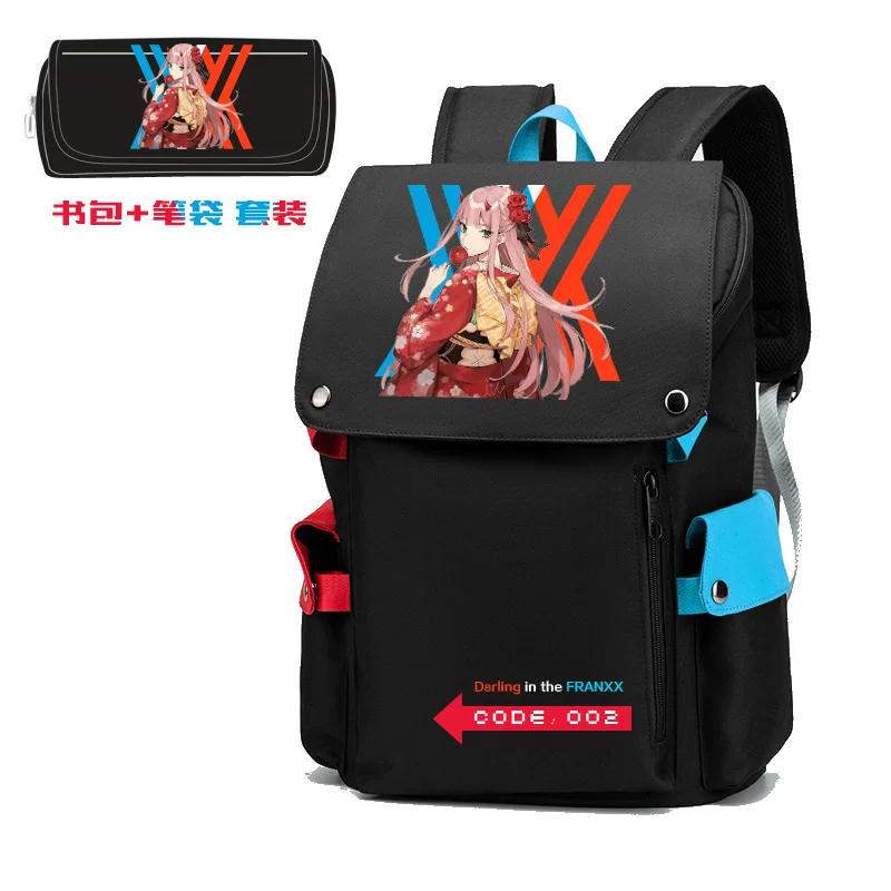 [DARLING in FRANXX анимационные товары для мужчин и женщин модный школьный рюкзак сборная команда]