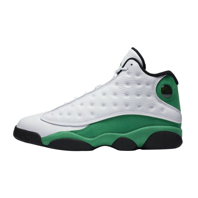 AirJordan13 Joe AJ13 ສີຂາວແລະສີຂຽວ Ray Allen Celtics ເກີບບ້ວງສູງຂອງຜູ້ຊາຍແລະແມ່ຍິງ DB6537-113