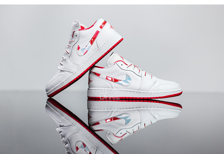 Air Jordan 1 Low Joe 1AJ1 Mint Green South Coast White Green Low Help Women Giày bóng rổ 554723-051 - Giày bóng rổ giày bóng rổ nike