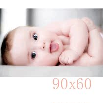 Foreign baby beautiful and cute painting baby poster bb painting doll painting prenatal education poster twin dragon and phoenix wall