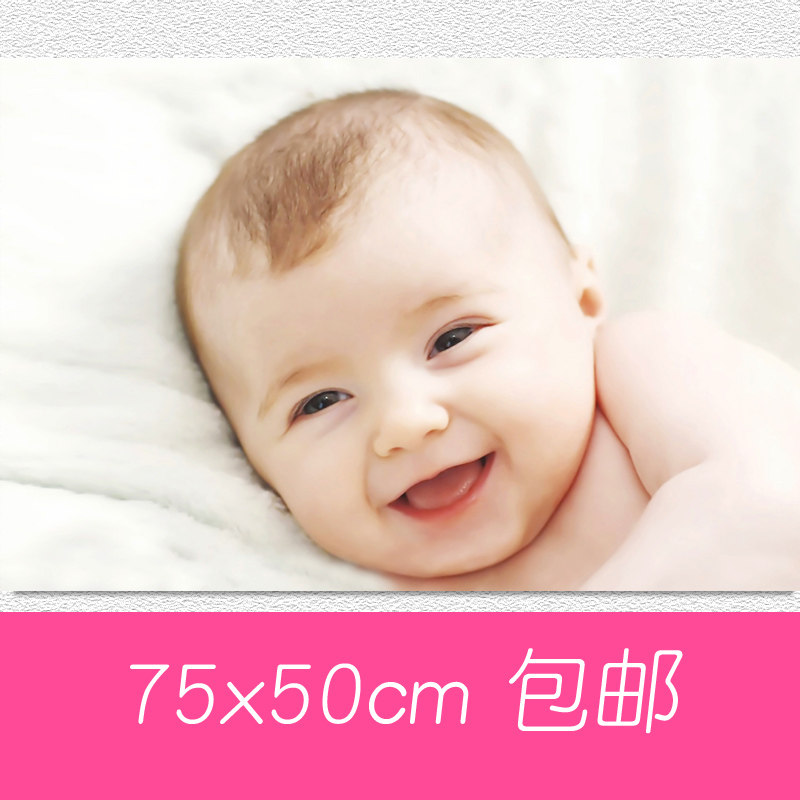 Foreign baby poster cute baby painting baby painting pictures high definition BB baby painting wall sticker newspaper adorable baby