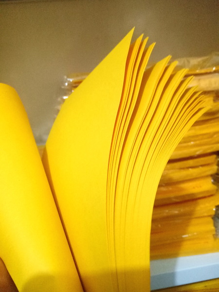 Art Supplies, Drawing Paper, Yellow Paper, Blank Yellow Drawing Paper, Premium Thick Blank Paper