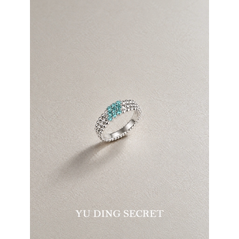 Fish secret 925 sterling silver high-end niche design ring