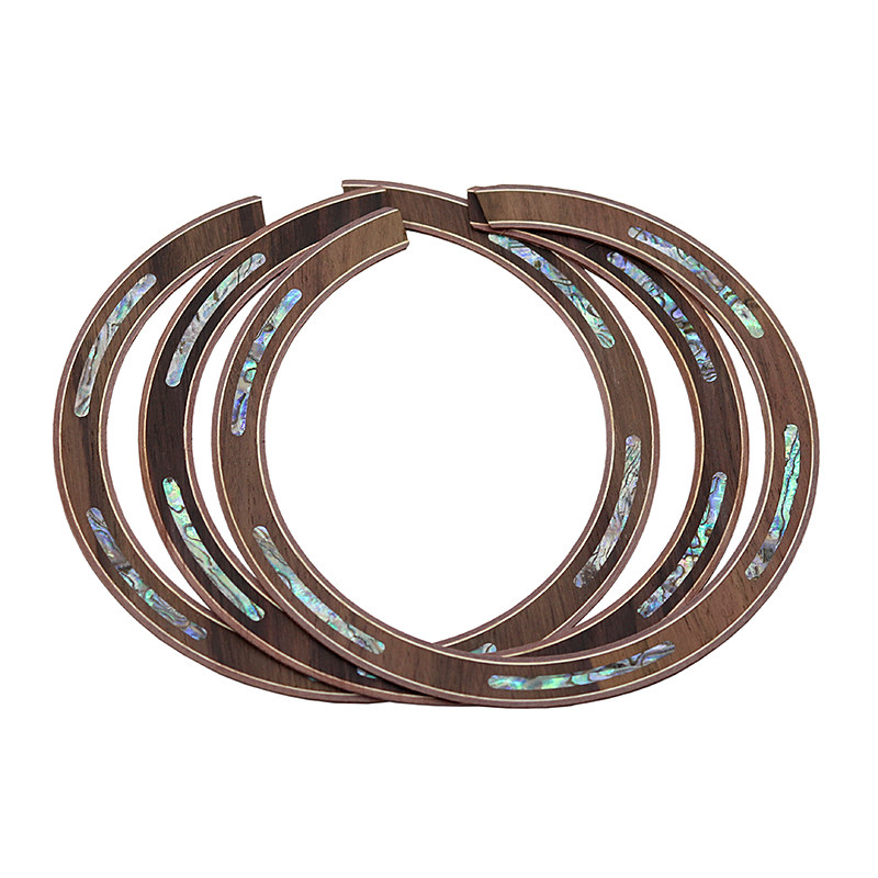 Folk Guitar Sound Kong Ring 46 Rose Wood Color Bay Inlaid Soundhole Wheel Flower Guitar Soundhole Decorative material accessories