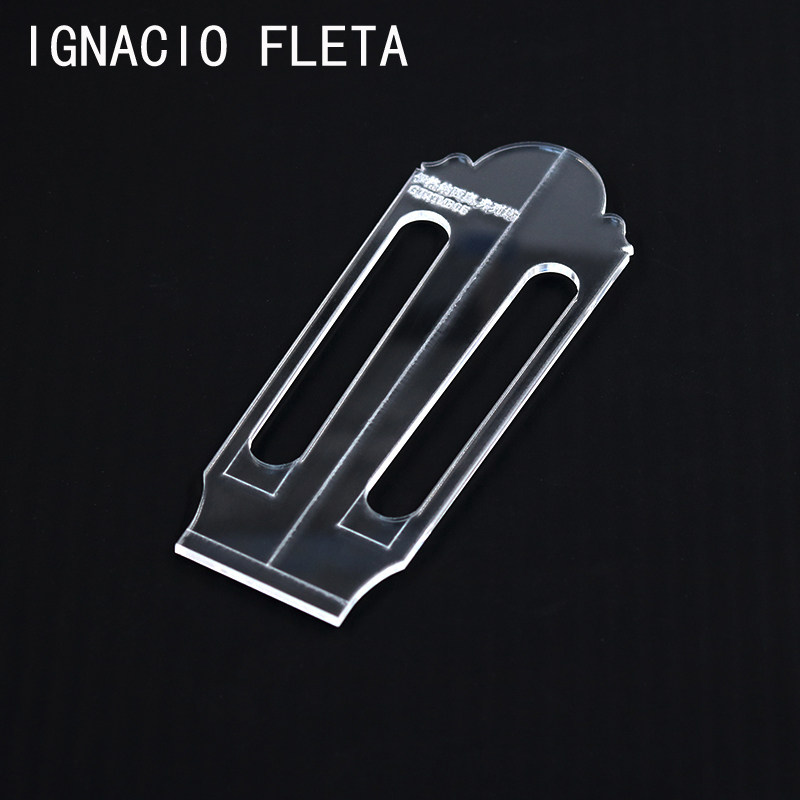 Description Picture 2 of itemFamous Classical Guitar Head Template Shape Chord Knob Hole Site Making Tools Transparent Acrylic Template Guitar Making Mold