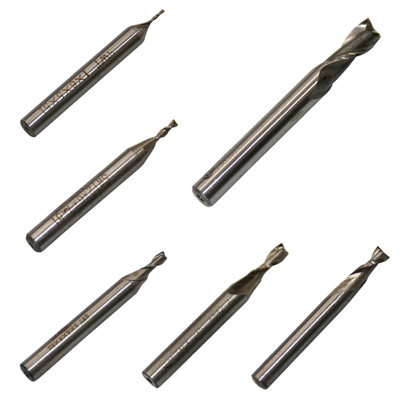 Handle diameter 6 spiral double edge milling cutter Guitar Soundhole Flower Groove iron core groove wrapping edge groove machined Guitar Making Cutter