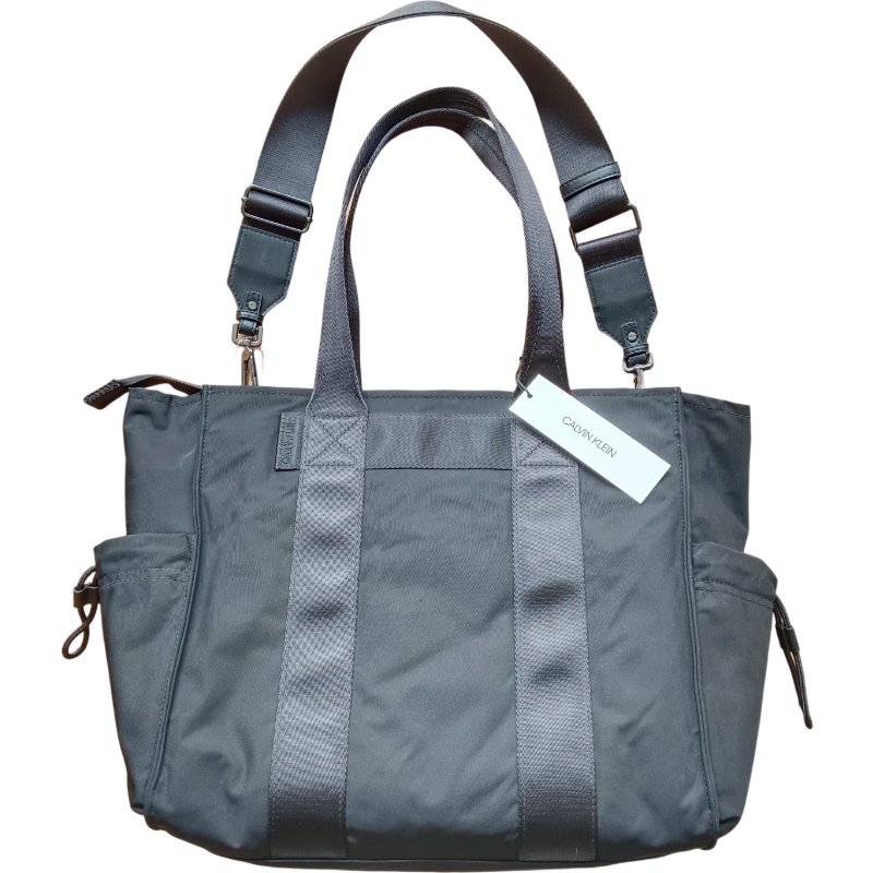 Calvin Klein Large-Capacity Nylon Tote Bag Waterproof Handbag Crossbody Commuter Mommy Fitness Short Trip Travel Bag