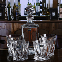 Imported Czech BOHEMIA BOHEMIA crystal glass wine bottle Whisky Glass Decanter wine set