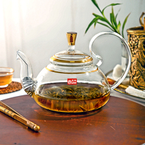 Lead-free glass kung fu hua cha hu 22K gold filtration tea heat-resistant high temperature resistant tea