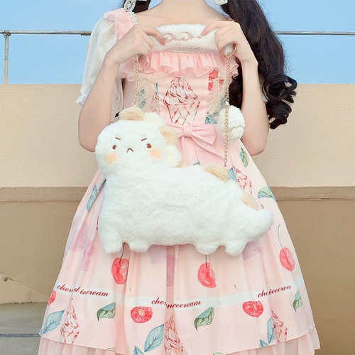 Оригинальная плюшевая кукла, сумка на одно плечо, стиль Лолита