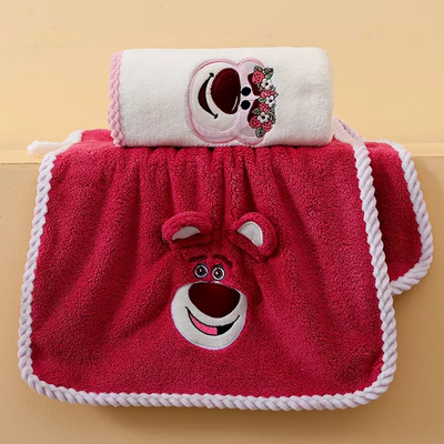 迪士尼毛浴巾三件套大毛巾