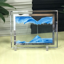 Creative home decoration crafts 3D hourglass painting creative painting ornaments new 6 inch quicksand painting decorations