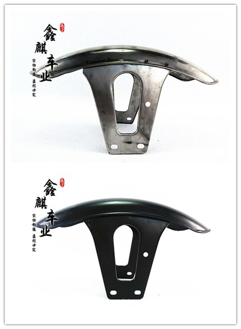 Xin Kiri Industry CG125 Happiness Locomotive Retro Retrofit Short FRONT CLAY TILE BLACK ORIGINAL COLOR CUSTOMIZABLE