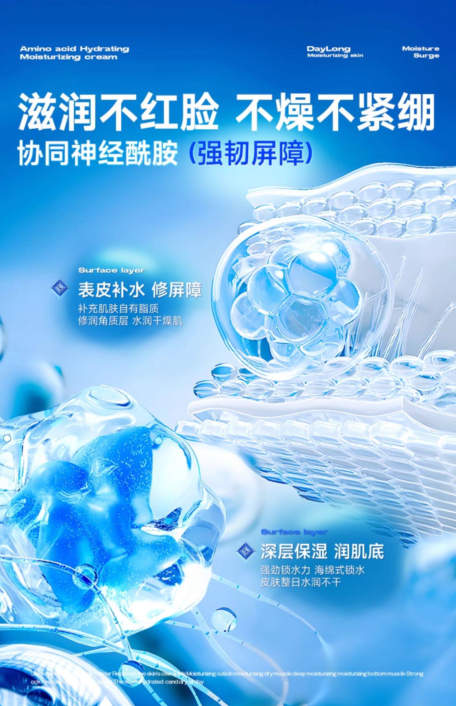 【中国直邮】  左颜右色 男士面霜 补水保湿春夏季控油擦脸滋润肤乳液护肤 50g
