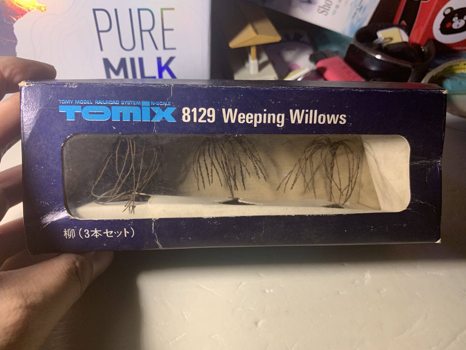 TOMIX8129 N scale 1 150 sand table building model willow 3 into the spot Made in Japan