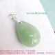 New elegant gold necklace pendant to attract wealth and transport, versatile 18K gold princess water drop jade pendant, imperial concubine jade pendant