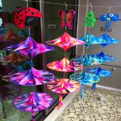 Three-story large cloud windmill turn kindergarten cartoon animal hanging ornaments classroom corridor creative decoration wholesale