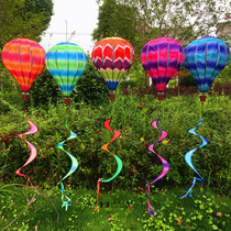 Kindergarten Pendant Rainbow Hot Air Balloon Hanging Decoration Outdoor Air Decoration Building Pan Park Attractions Outdoor Decoration