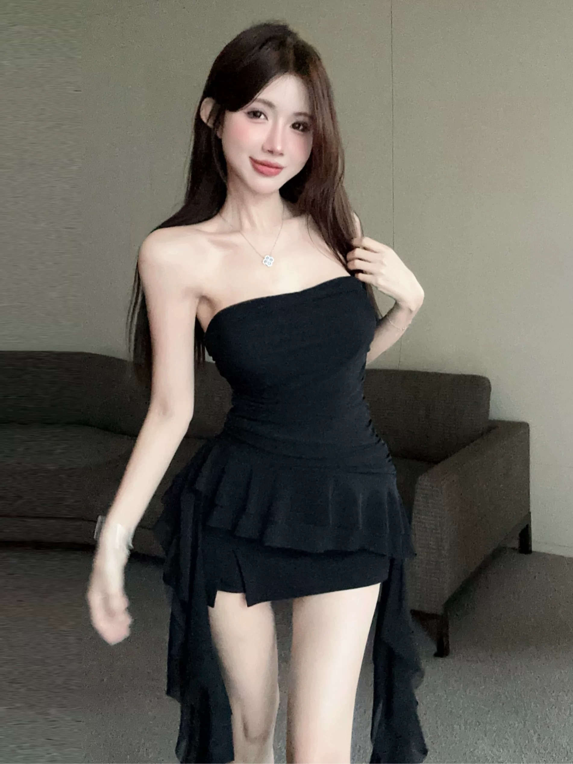 Топ-бортик (Tube top), универсальный бюстгальтер, топ, набор для лета, французский стиль
