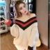 Thu đông 2018 phiên bản Hàn Quốc mới của máy cẩn thận cổ chữ V ngọt ngào màu sắc hoang dã dệt kim áo len áo len nữ thủy triều áo cardigan nữ hàn quốc Cardigan