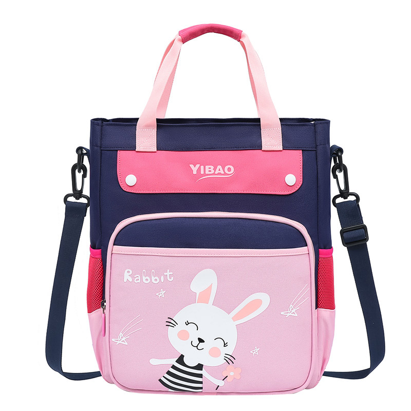 Children's tutorial bags Primary and secondary school students handbag fine art bags Carry Book Bags Slanted Satchel Boys Girls Cartoon Tonic schoolbags