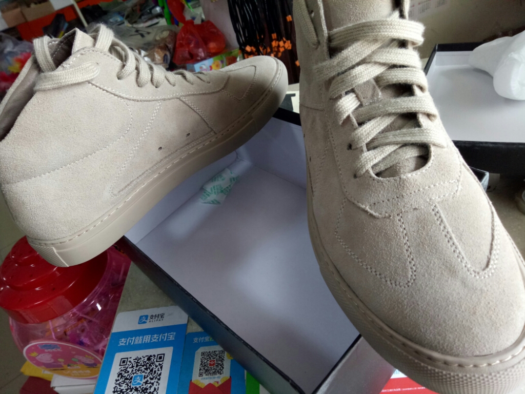 反绒真皮高帮板鞋男好不好用，真实测评值得购买,第9张