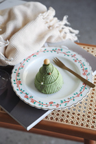 Lovelly Korean INS wind minimis goggles Christmas berries red lace breakfast flat pan dessert cake pan