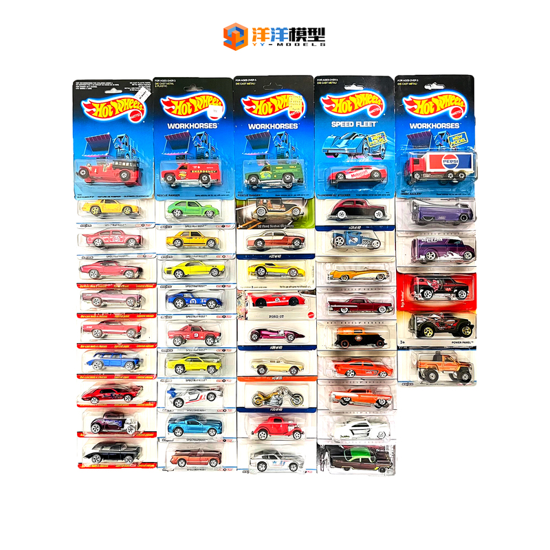 Hot Wheels 1/64 Alloy Model Classics Regular Card Colorful Card 456